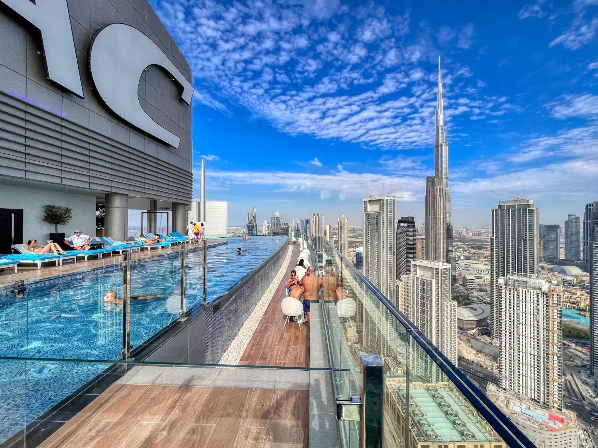 Appartement Highest Infinity Pool In Downtown Dubaï Extérieur photo