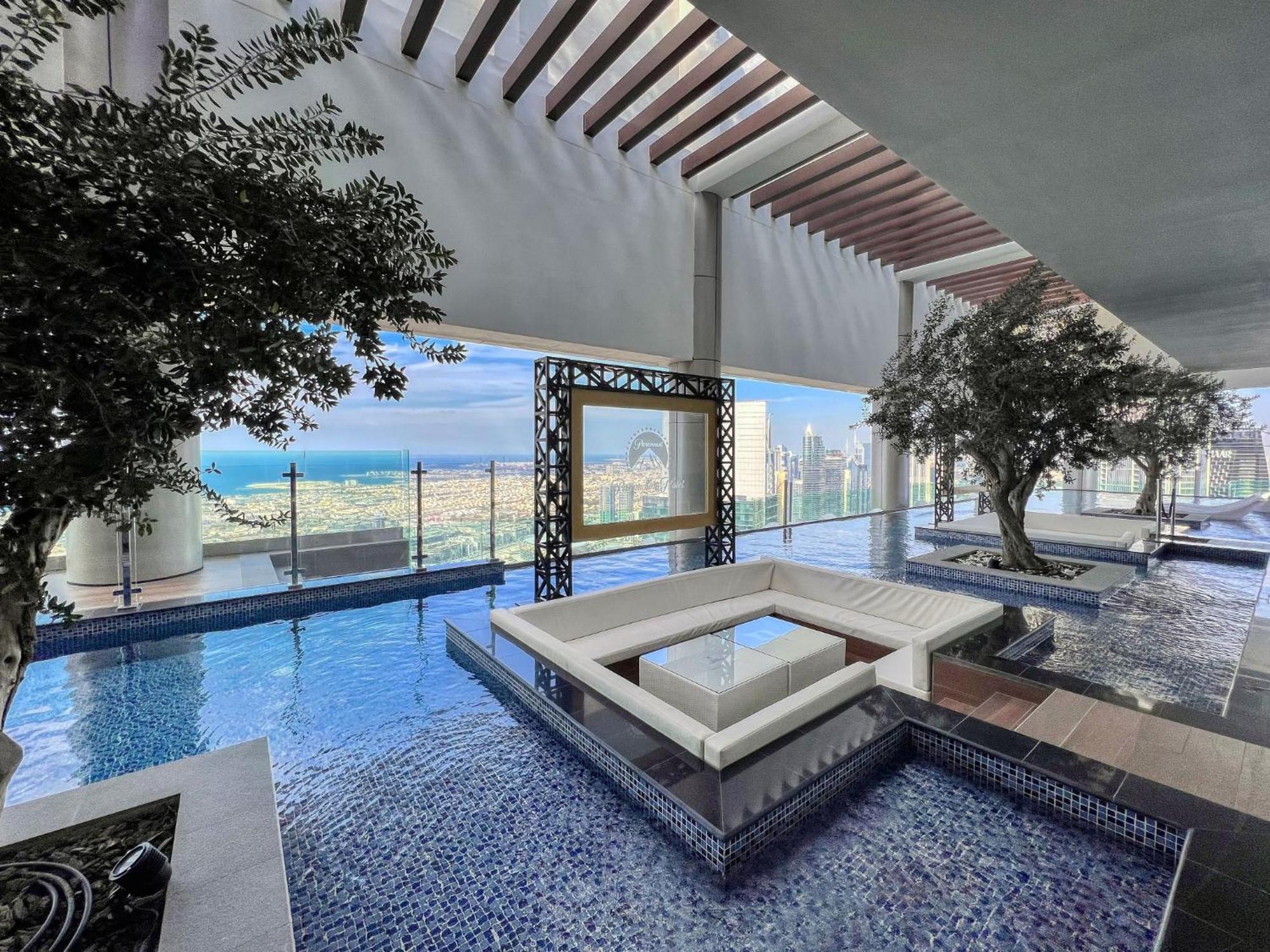 Appartement Highest Infinity Pool In Downtown Dubaï Extérieur photo