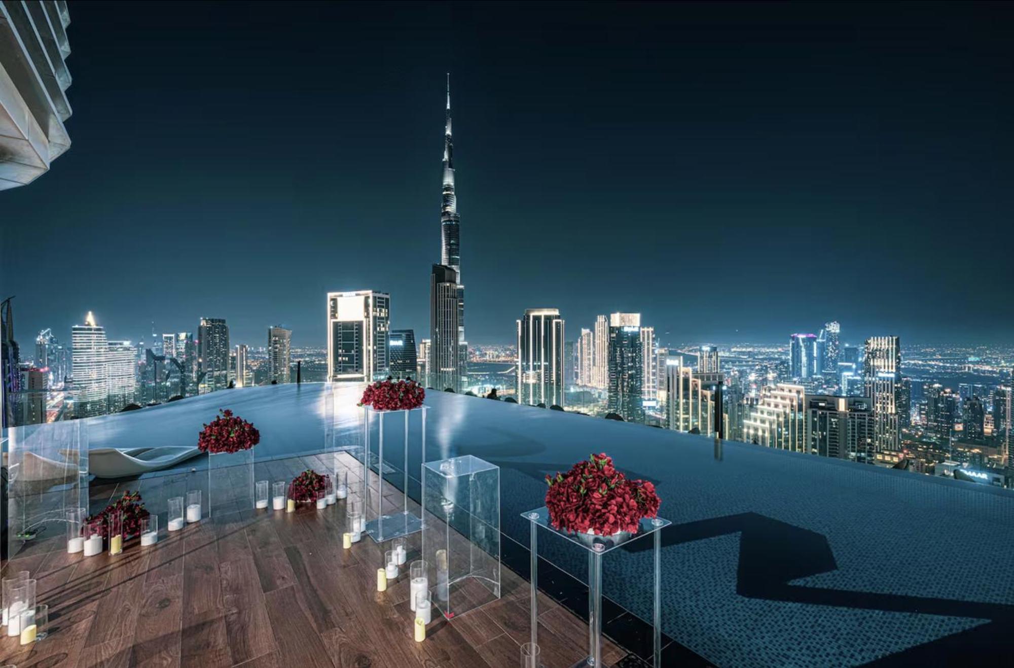 Appartement Highest Infinity Pool In Downtown Dubaï Extérieur photo