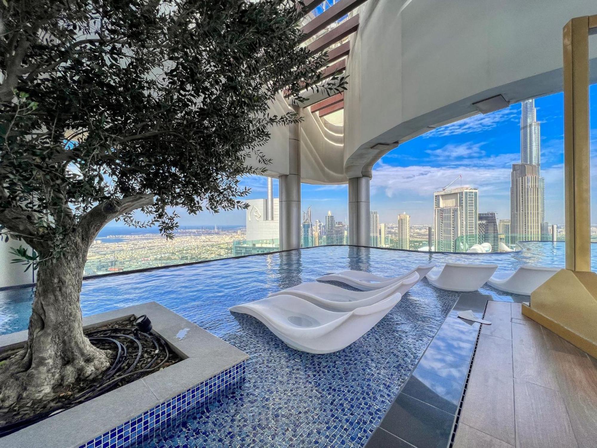 Appartement Highest Infinity Pool In Downtown Dubaï Extérieur photo
