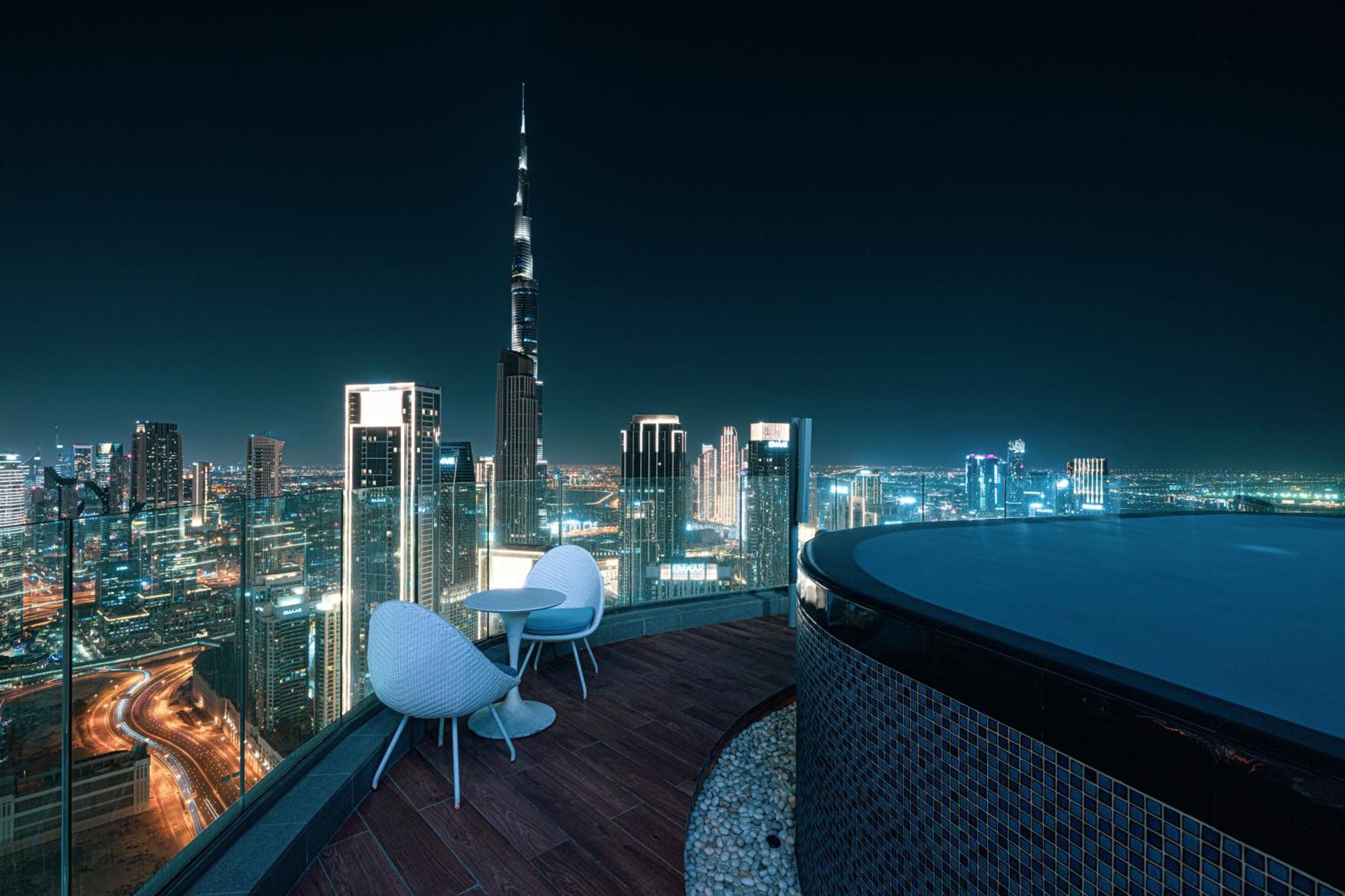 Appartement Highest Infinity Pool In Downtown Dubaï Extérieur photo