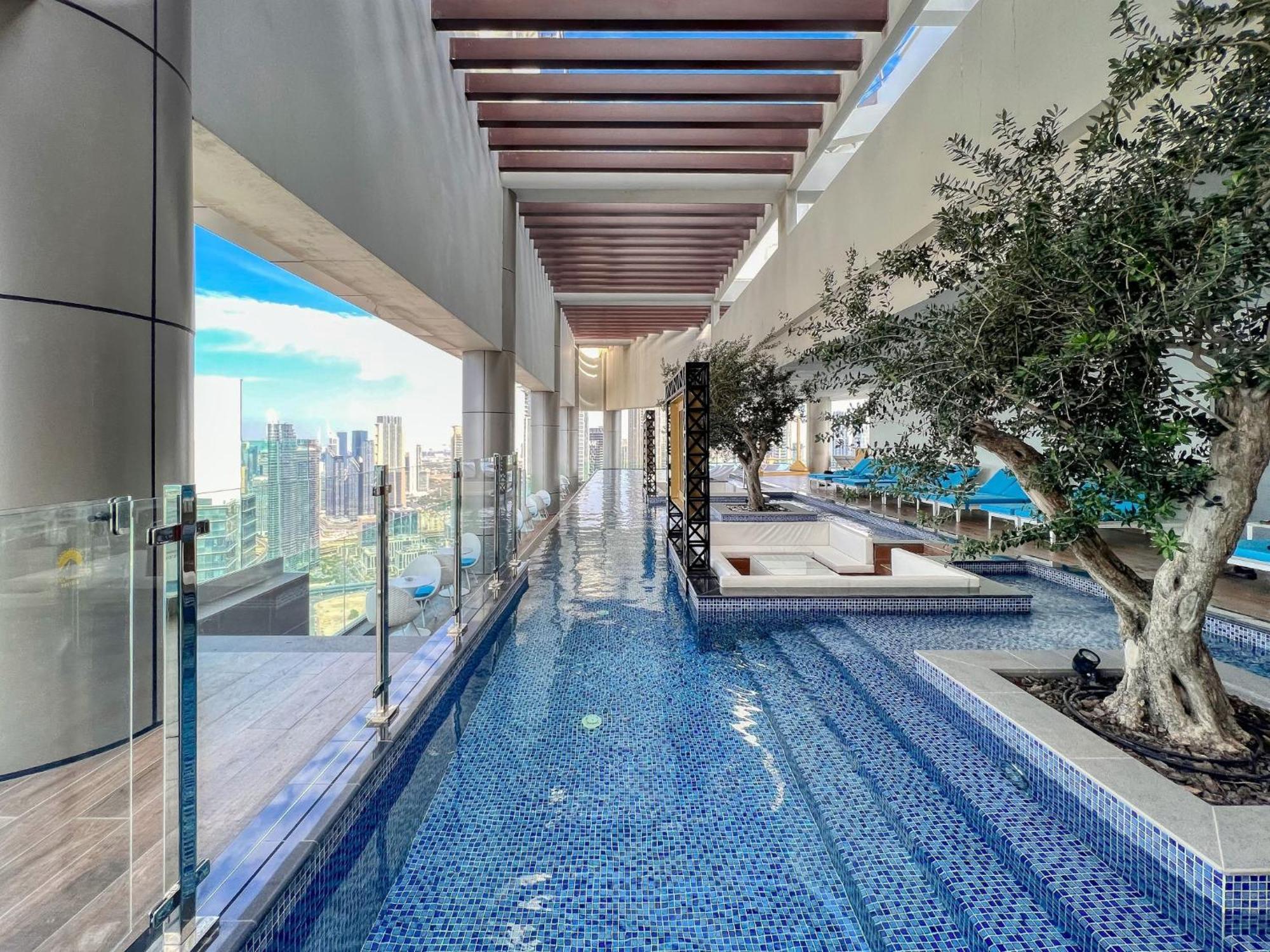 Appartement Highest Infinity Pool In Downtown Dubaï Extérieur photo